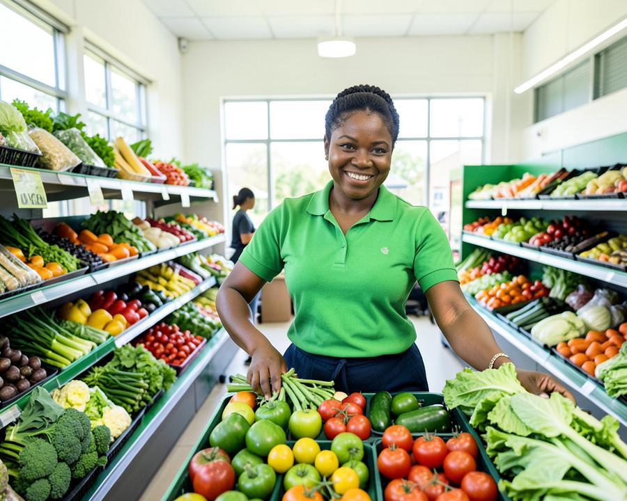 Naivas supermarket team member