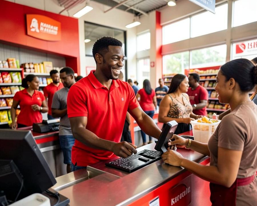 Quickmart supermarket team member